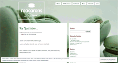 Desktop Screenshot of macaronsdestephane.com